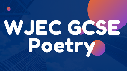 Product image for WJEC GCSE Poetry