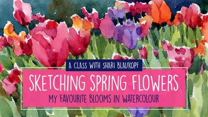 Product image for Sketching Spring Flowers