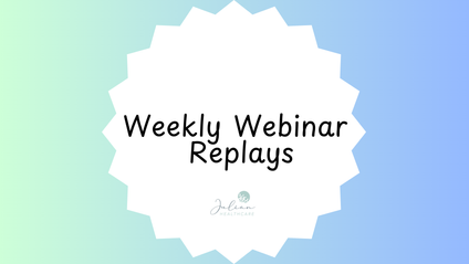 Product image for Weekly Webinar Replays