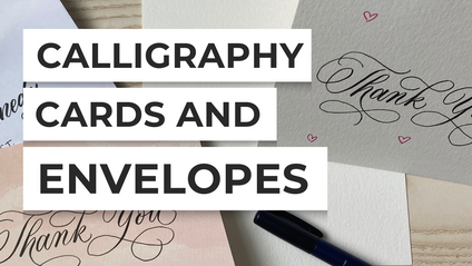 Product image for Calligraphy Cards and Envelopes