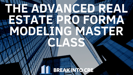Product image for The Advanced Real Estate Pro Forma Modeling Master Class