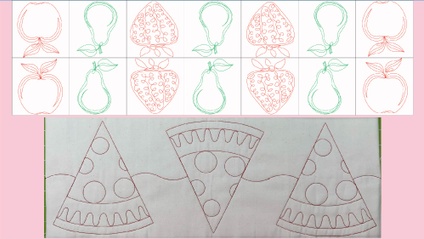 Product image for Quilting Designs - 8" BOM July 2024