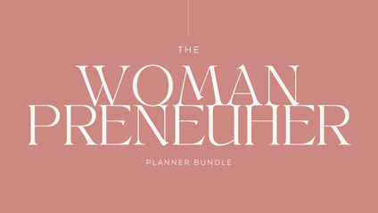 Product image for The Ultimate WomanpreneuHER Planner Pack