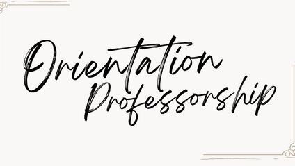 Product image for ORIENTATION NEW PROFESSORSHIP