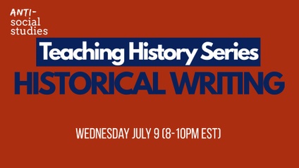 Product image for Teaching Historical Writing (Teaching History Session 3/4)