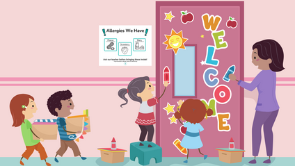 Product image for Classroom Allergy Sign