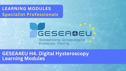 Product image for GESEA4EU H4. Digital Hysteroscopy for Spcialist Professionals*