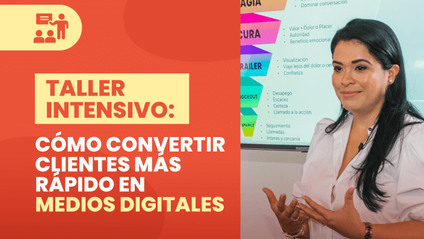 Product image for Taller Intensivo: Cómo convertir clientes más rápido en medios digitales