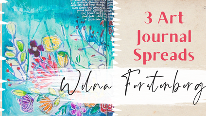 Product image for 3 Art Journal Spreads with Wilna