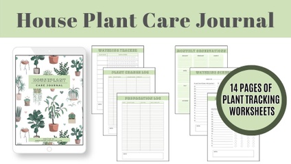 Product image for Houseplant Care Journal
