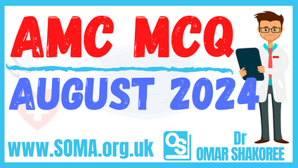 Product image for AUGUST 2024 LECTURE NOTES ON AMC MCQ RECALLS QUESTIONS