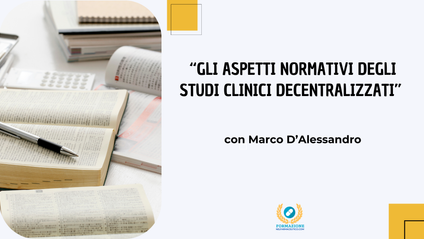 Product image for Gli aspetti normativi degli studi clinici decentralizzati