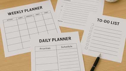 Product image for Free Homeschooling Planning Sheets - Horizontal 