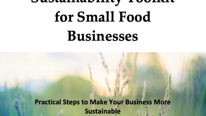 Product image for Sustainability Toolkit for Small Food Businesses