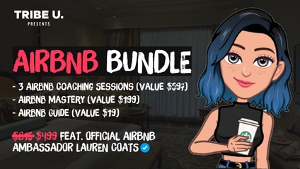 Product image for How To Launch A 6-Figure Airbnb Business Bundle