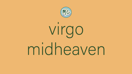 Product image for virgo midheaven