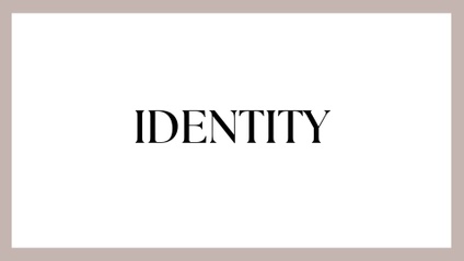 Product image for WEEK ONE - BRAND IDENTITY