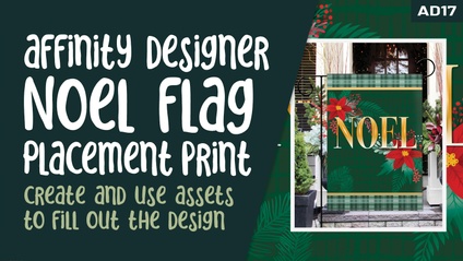 Product image for Affinity Designer 017 - Noel Placement Print Using AD2