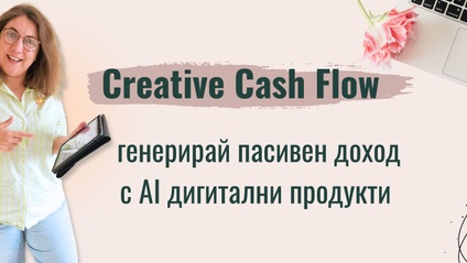Product image for Creative Cash Flow - програма за създаване на дигитални продукти с AI 