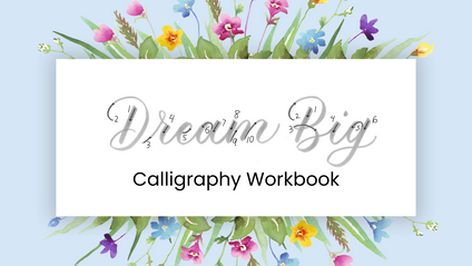 Product image for Dream Big Calligraphy Workbook