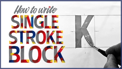 Product image for How to write Single Stroke Block