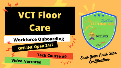 Product image for Rock Star Onboarding #9 Resilient Floor Care