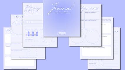 Product image for Six Weeks of Summer Upgrades Journal    (for gymnasts)