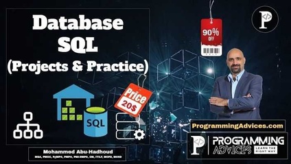 Product image for 17 - Database - SQL  ( Projects & Practice)