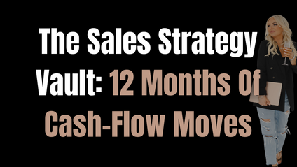Product image for The Sales Strategy Vault: 12 Months Of Cash-flow Moves