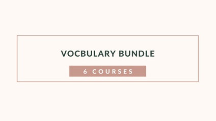 Product image for Vocab Course Bundle