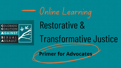 Product image for CCASA Restorative & Transformative Practices Primer for Advocates