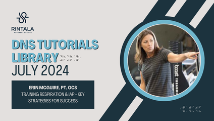 Product image for DNS Tutorial July 2024 with Erin McGuire, PT, OCS 