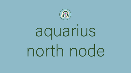 Product image for aquarius north node