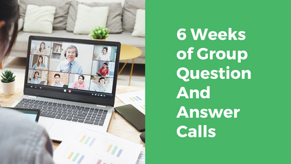 Product image for 6 Weeks of Group Question And Answer Calls