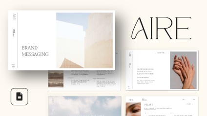 Product image for AIRE | Brand Messaging Template