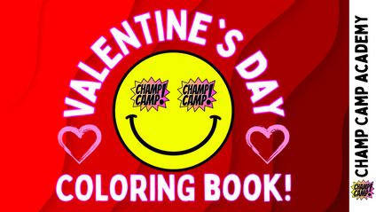 Product image for Champ Camp's Valentine's Day Coloring Book