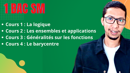 Product image for 1SM 1 : La logique - Ensembles et applications - Généralités sur les fonctions - Le barycentre