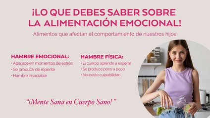 Product image for Conferencia "¡Lo que debes saber sobre la alimentación emocional!"