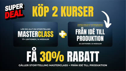 Product image for Storytelling Masterclass (Strukturer) + Från idé till produktion (Business)