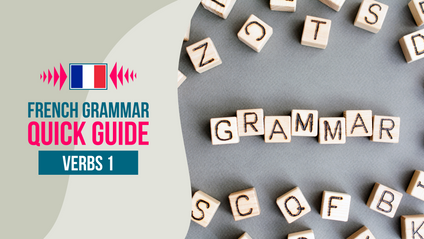 Product image for French Grammar - Quick Guide - Verbs 1