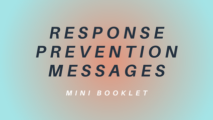 Product image for Response Prevention Messages Mini Booklet