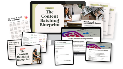 Product image for The Content Batching Blueprint