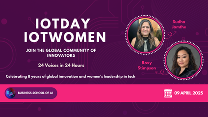 Product image for IoTWoman for IoTDay2025 (year 8 annually on April 9th)