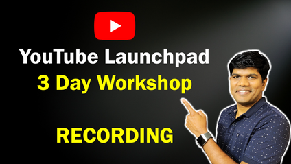 Product image for YouTube Launchpad - 3 Days Workshop Recordings