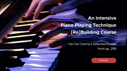 Product image for An intensive technique optimization training via Czerny Etudes op. 299