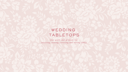 Product image for Wedding Tabletops 