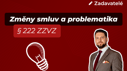 Product image for ZMĚNY SMLUV A PROBLEMATIKA § 222 ZZVZ