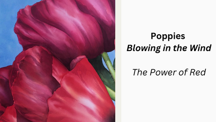 Product image for The Power of Red, Poppies Blowing in the Wind - Workshop Replay