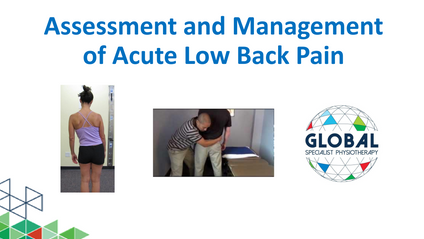 Product image for Assessment and Management of Acute Low Back Pain