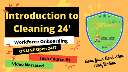 Product image for Rock Star Onboarding #1 Introduction to Cleaning 2024